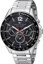 tommy hilfiger men's 1791141 cool sport analog display quartz silver watch