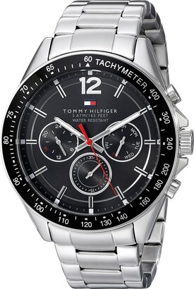 tommy hilfiger men's 1791141 cool sport analog display quartz silver watch