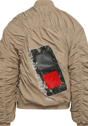 A-Cold-Wall* Cubist Ruche bomber jacket