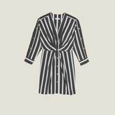 Thumbnail for your product : Sandro Short striped dress with V-neck