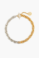 Thumbnail for your product : Ben-Amun Silver and gold-tone necklace