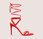 Thumbnail for your product : Stuart Weitzman Soiree 100 Lace-Up Sandal