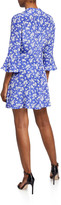 Thumbnail for your product : HVN Mini Ashley Bell-Sleeve Dress