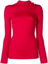 Thumbnail for your product : Balmain fine knit high neck sweater