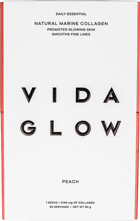 Vida Glow Natural Marine Collagen Sachets Peach