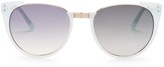 Thumbnail for your product : Linda Farrow Women's Round Cut-Out Sunglasses