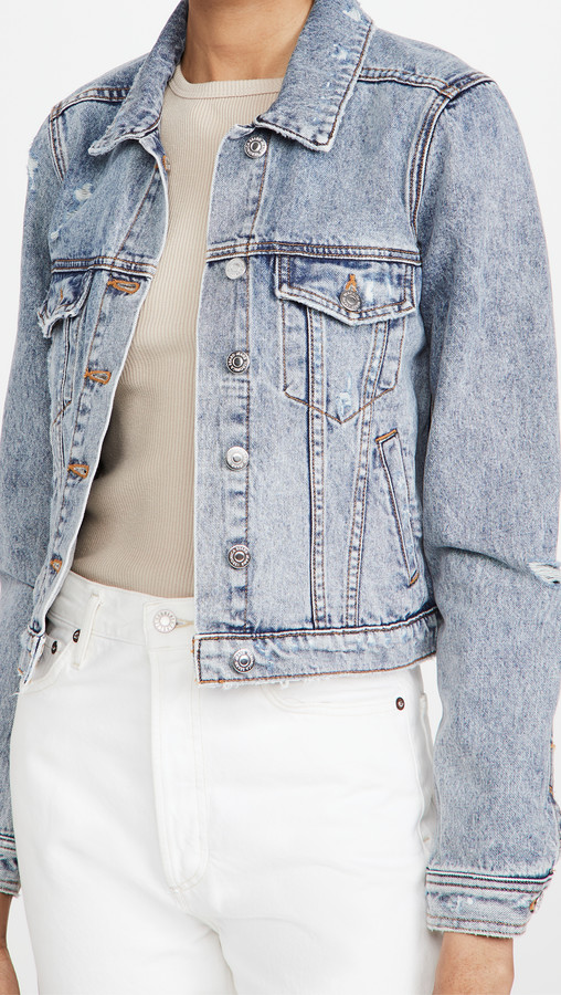 veronica beard cara jean jacket