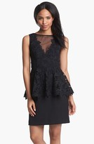 Thumbnail for your product : Betsy & Adam Lace Peplum Dress