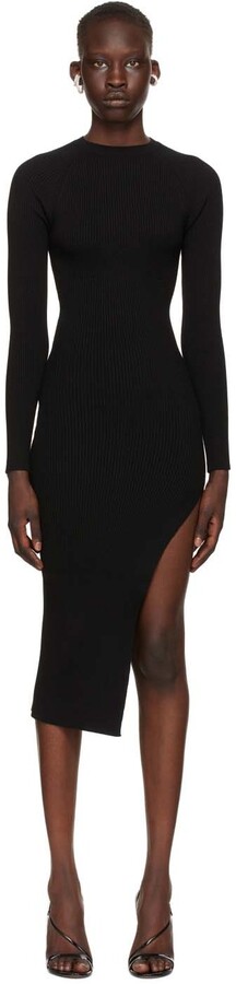 black slit dress short Big sale - OFF 63%