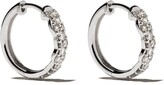 Thumbnail for your product : Astley Clarke 14kt white gold diamond Medium Interstellar hoops