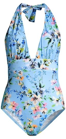 shoshanna high neck one piece