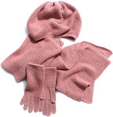 Thumbnail for your product : Portolano Pearl-Stitch Metallic Knit Gloves, Canyon/Milagold