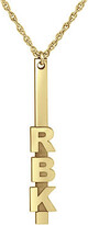 Thumbnail for your product : Fine Jewelry Personalized Initials Vertical Bar Pendant Necklace