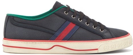 gucci black trainers mens