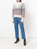 Thumbnail for your product : Thom Browne Slim Fit Mid-Rise Pintuck Trouser In Stone Bio Denim