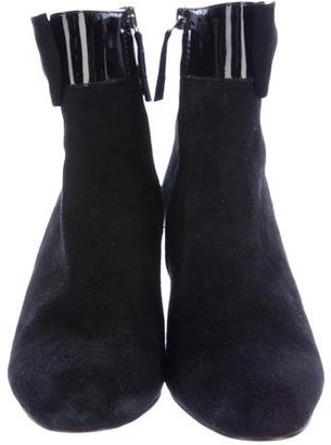 Kate Spade Bow-Accented Suede Ankle Boots