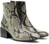 Thumbnail for your product : Acne Studios Embossed leather ankle boots