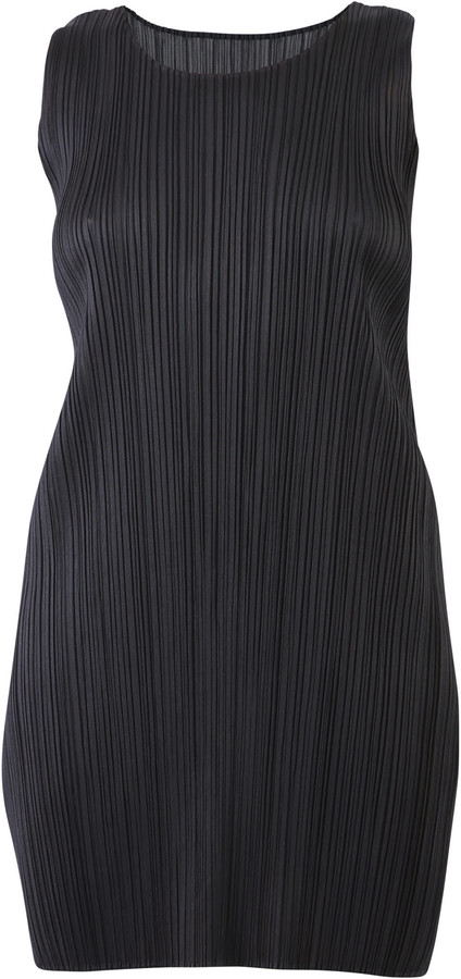 issey miyake black dress