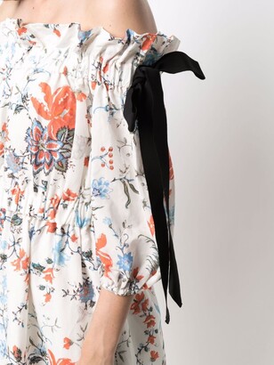 Erdem Augustus off-shoulder floral dress