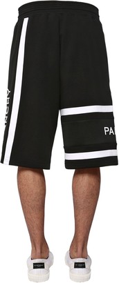 Givenchy Logo Embroidered Cotton Shorts