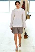 Thumbnail for your product : Tory Burch Pleated plaid miniskirt