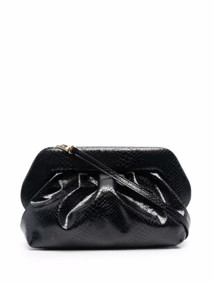 Themoire Bios faux-leather snakeskin-effect bag