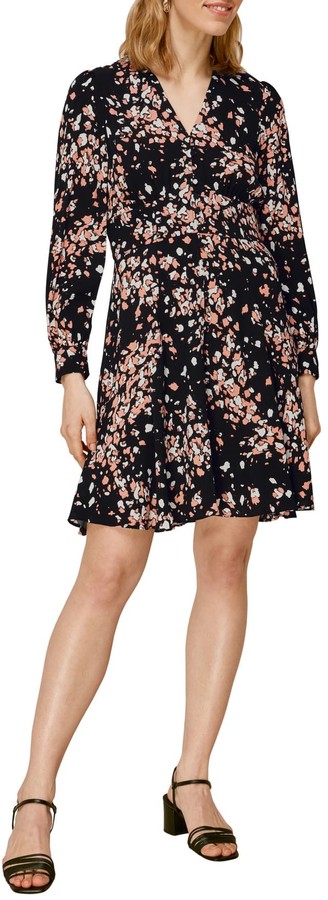 whistles stallion print shirt dress