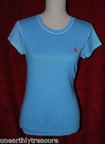Thumbnail for your product : Polo Ralph Lauren NWT SPORT Women's T-Shirt Top Stripe KNIT Tee Crew Neck Shirt