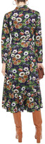 Thumbnail for your product : Borgo de Nor Augusta Belted Floral-print Cotton-poplin Midi Shirt Dress