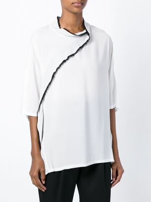 3.1 Phillip Lim frayed edge blouse