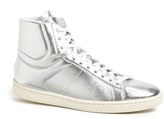Thumbnail for your product : Saint Laurent 'Classic Court' Lambskin Leather High Top Sneaker