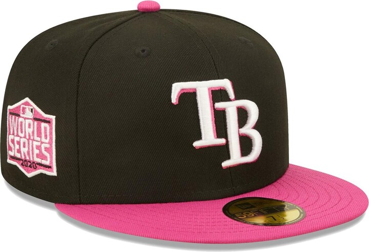Men's New Era Black/Pink York Yankees 1999 World Series Champions Passion 59FIFTY Fitted Hat