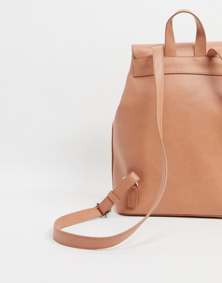 Truffle Collection Faux Leather Backpack