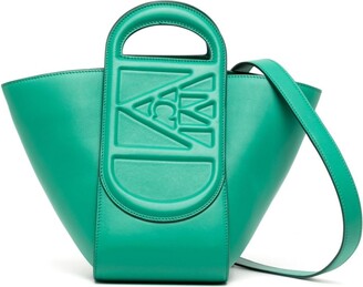 Leather bag MCM Green in Leather - 29574028