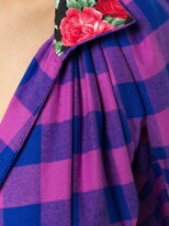 Thumbnail for your product : Natasha Zinko Checked Apron Wrap Dress