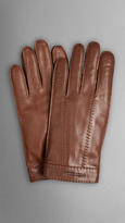 Thumbnail for your product : Burberry Leather Touch Screen Gloves