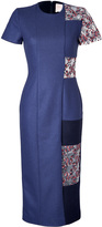 Thumbnail for your product : Roksanda Wool Blend Patchwork Langston Dress