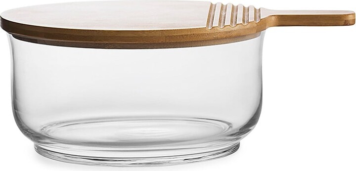 Pyrex 2pc 2.5qt And 4qt Glass Mixing Bowls With Plastic Lids : Target