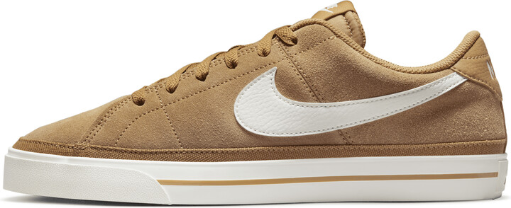 Nike Men's Court Legacy Suede Shoes in Brown - ShopStyle