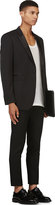 Thumbnail for your product : Burberry Black Wool Tuxedo Blazer