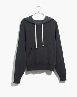 Madewell Rivet & Thread Drop-Shoulder Hoodie Sweatshirt