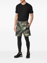Thumbnail for your product : Plein Sport Running camouflage-print shorts