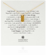 Thumbnail for your product : Dogeared Gold-Dipped I Am Grateful Dogtag Necklace