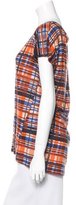 Thumbnail for your product : Suno Plaid Printed Top