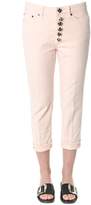 Thumbnail for your product : Dondup Koon Embellished Cotton Denim Jeans