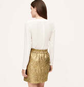 Thumbnail for your product : LOFT Petite Metallic Jacquard Mini Skirt