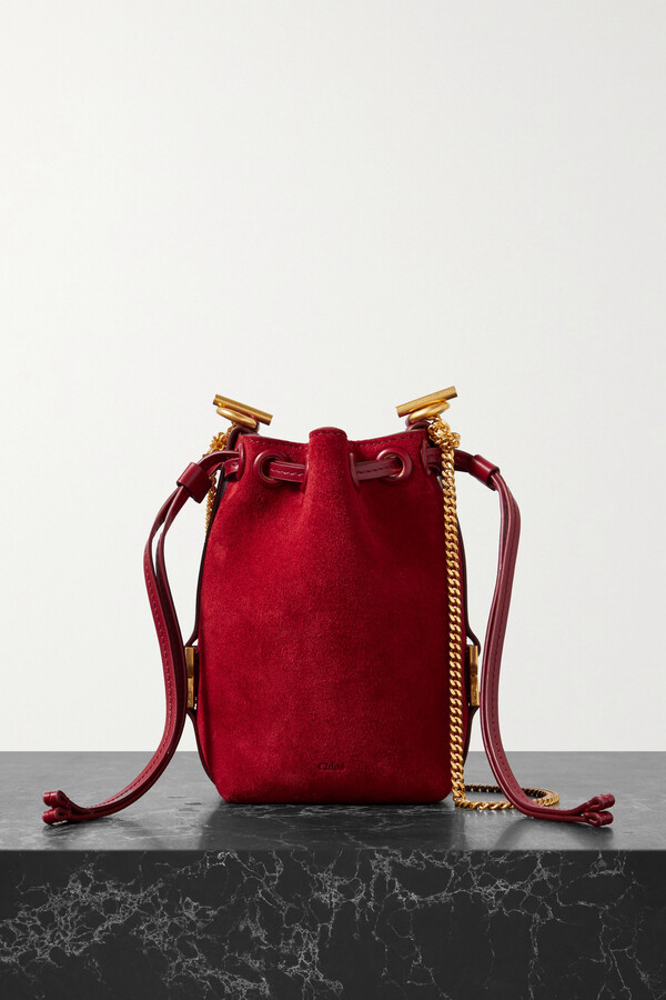 Fleming Soft Straw Mini Bucket Bag: Women's Designer Crossbody Bags