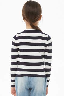 Forever 21 Girls Striped Strawberry Patch Sweater (Kids)