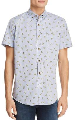 Sovereign Code Crystal Cove Short Sleeve Button-Down Shirt