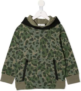 Stella McCartney Kids camouflage print hoodie